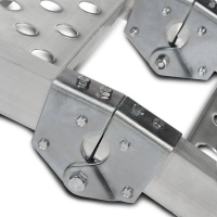 Rampe de chargement en aluminium - pliable en 3 parties