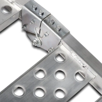 Rampe de chargement en aluminium - pliable en 3 parties