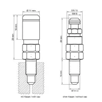 Soupape de purge arrière stahlbus pour honda hyosung kawasaki suzuki yamaha