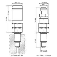 Soupape de purge arrière stahlbus pour