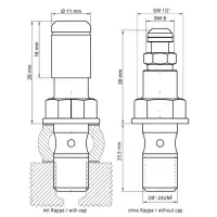 Soupape de purge arrière stahlbus pour