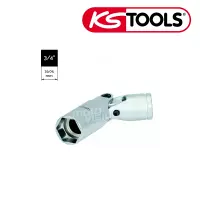 Douille articulée pour bougies 6 pans 16 mm courte