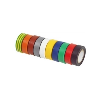Lot de 10 rubans d'isolation ks tools en pvc multicolor
