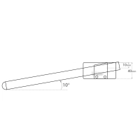 Paire de demi guidons 53 mm