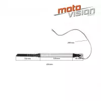 Barre de clignotants led pour tube de fourche