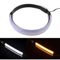 Barre de clignotants led pour tube de fourche