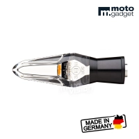 Clignotant m.blaze ice en embout de guidon motogadget