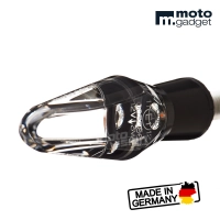 Clignotant m.blaze ice en embout de guidon motogadget