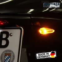 Clignotant m.blaze ice en embout de guidon motogadget