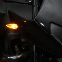 Clignotant m.blaze ice en embout de guidon motogadget