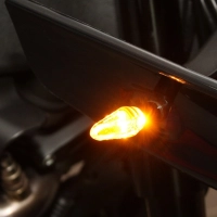 Clignotant m.blaze ice en embout de guidon motogadget