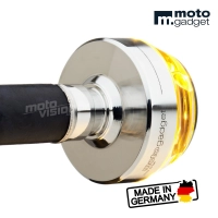 Clignotant gauche m.blaze disc en embout de guidon motogadget
