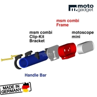 Support pour guidon de 22m pour motoscope mini motogadget