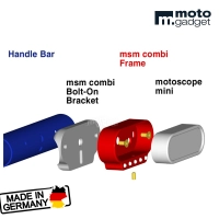 Support pour guidon de 22m pour motoscope mini motogadget