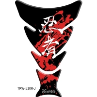 Protège réservoir autocollant kawasaki rouge