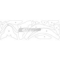 Film de protection anti-gravillons eazi-guard® pour ducati supersport 2017