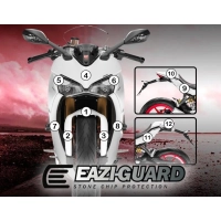 Film de protection anti-gravillons eazi-guard® pour ducati supersport 2017