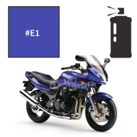 Peinture tricouche en spray kawasaki candy lightning blue zr7n zr7s 1999-2004
