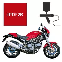 Peinture tricouche ducati red anniversary 900 monster 1993-2002