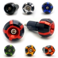 Embouts de guidon 17 mm en aluminium anodisé