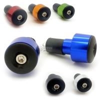Embouts de guidon courts 17 mm en aluminium anodisé