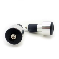 Embouts de guidon courts 17 mm en aluminium anodisé