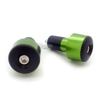 Embouts de guidon courts 17 mm en aluminium anodisé