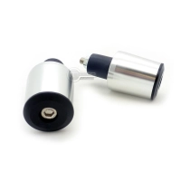 Embouts de guidon longs 17 mm en aluminium anodisé