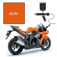 Peinture tricouche kawasaki pearl wildfire orange zx10r 2008