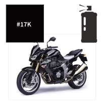 Peinture tricouche en spray kawasaki diablo black metallic z1000 2007-2009