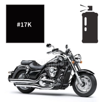 Peinture tricouche en spray kawasaki diablo black metallic vn1700 2009-2010