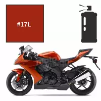 Peinture tricouche en spray kawasaki candy burnt orange zx10r 2009