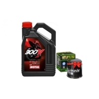 Pack motul 300v 5w40 4l + filtre à huile hiflo hf303 offert