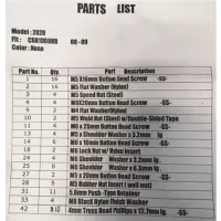 Kit visserie de carénage d'origine kawasaki zx6r 09-12