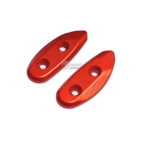 Paire d'obturateurs de rétroviseurs en aluminium womet tech