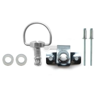 Kit de fixation à riveter argenté brillant diamètre 6 longeur 17