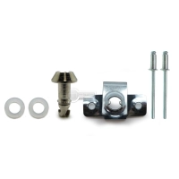 Kit de fixation à riveter argenté brillant diamètre 6 longeur 17