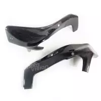 Protection de cadre carbone/kevlar pour kawasaki zx 6r 2009-2012