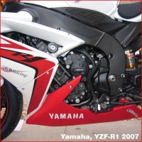 Lot de protections moteur gb racing yamaha r1 2007-2008