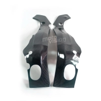 Protection de cadre carbone/kevlar pour suzuki gsx-r 1000 2005-2006