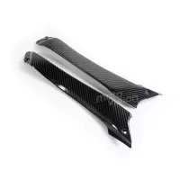 Ecopes latérales carbone vernis pour kawasaki h2