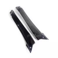 Ecopes latérales carbone vernis pour kawasaki h2