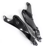 Paire de cadres sous selle carbone vernis pour kawasaki h2