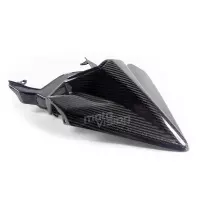 Coque arrière carbone vernis pour kawasaki h2