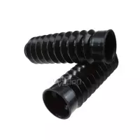 Paire de soufflets de fourche télescopique 49mm pour harley softail dyna