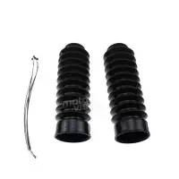 Paire de soufflets de fourche télescopique 49mm pour harley softail dyna