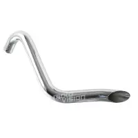 Ligne d'échappement 1 3/4" chrome pour harley davidson softail bobber chopper touring dyna fxd / fxdwg