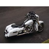 Bouchon de réservoir chromé pour harley davidson touring electra glide heritage softail