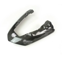 Protection échappement arrière sous coque carbone kawasaki zx6r
