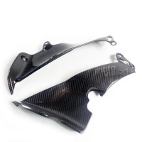 Caches sous tête de fourche carbone brillant yamaha yzf-r1 2009-2014